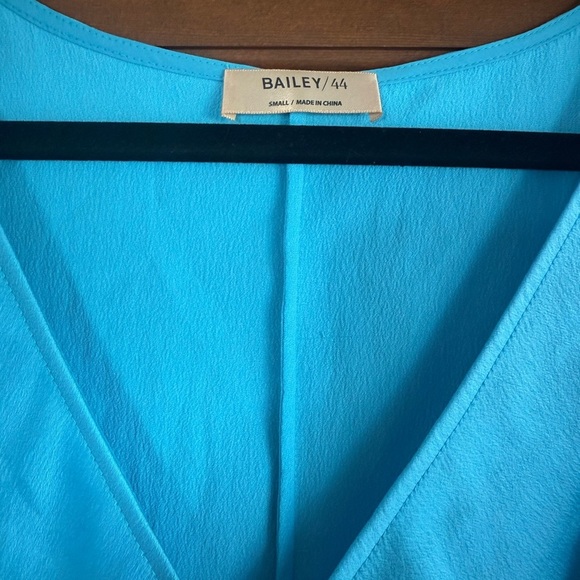 Revolve Thurid Shirred Peplum Hem Top in Aqua from Bailey 44 🦋 - Picture 7 of 8